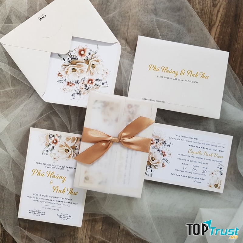 Địa chỉ in thiệp cưới đẹp và uy tín nhất quận Bình Thạnh, TP. HCM