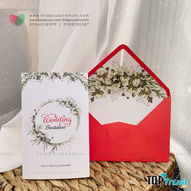 Địa chỉ in thiệp cưới đẹp và uy tín nhất quận Hà Đông, Hà Nội