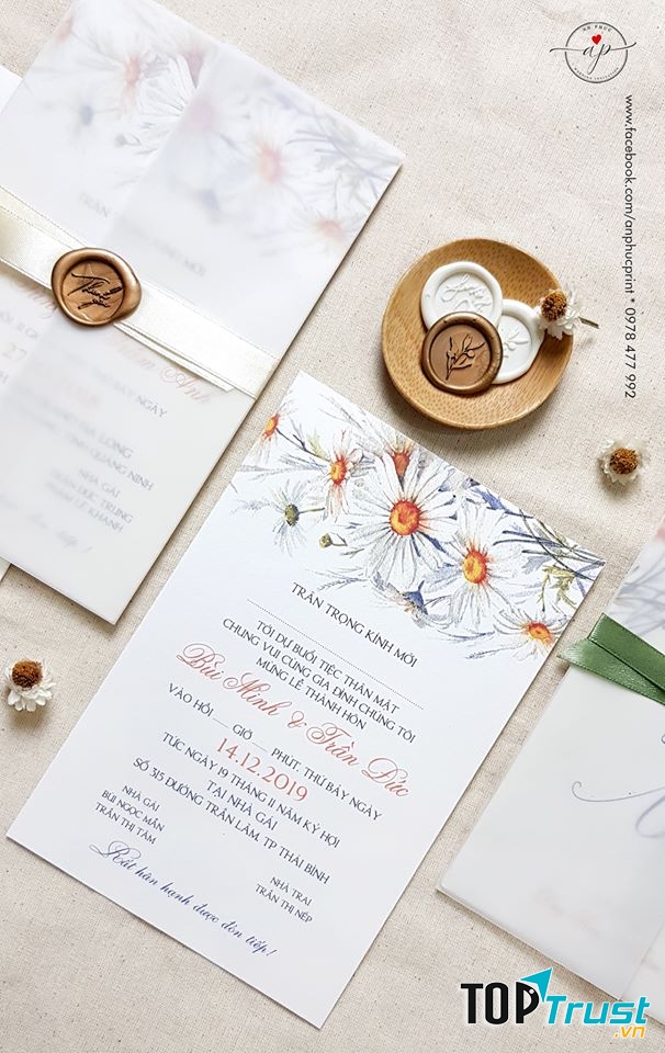 Địa chỉ in thiệp cưới đẹp và uy tín nhất quận Hoàng Mai, Hà Nội