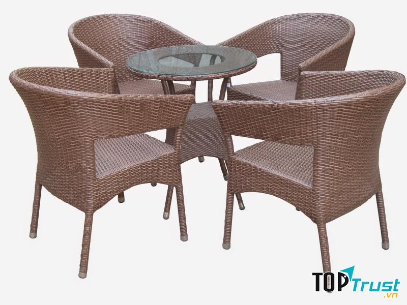 Địa chỉ mua bàn ghế mây nhựa chất lượng, giá tốt nhất ở Hà Nội
