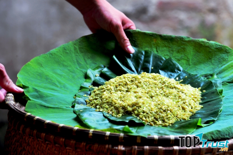 địa chỉ mua cốm làng vòng, chả cốm tại Hà Nội