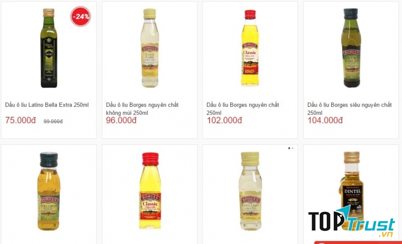 địa chỉ mua dầu oliu tốt nhất Hà Nội