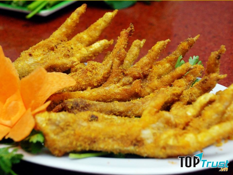 địa chỉ thưởng thức chân gà rang muối ngon nhất tại Hà Nội