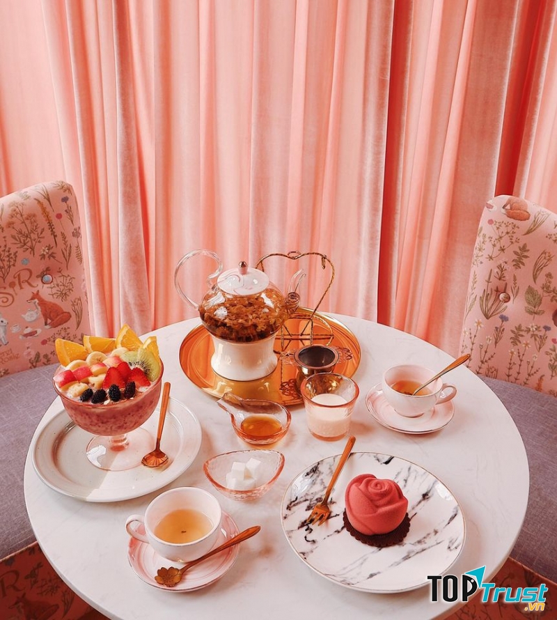 địa chỉ uống trà chiều Sài Gòn thơ mộng nhất