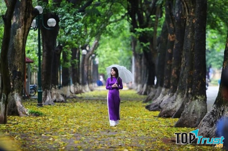 địa điểm chụp hình đẹp tại Hà Nội