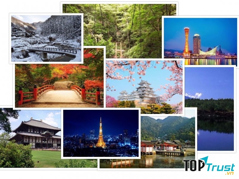 Địa điểm du lịch thú vị nhất ở Nhật Bản
