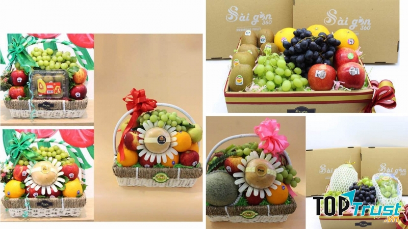 địa điểm mua giỏ trái cây Tết được lựa chọn nhiều nhất tại Sài Gòn