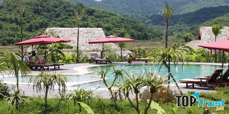 địa điểm nghỉ dưỡng thiên nhiên tránh khói bụi thành phố gần Hà Nội