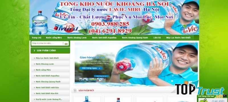 Dịch vụ giao nước tinh khiết tại nhà uy tín nhất Hà Nội