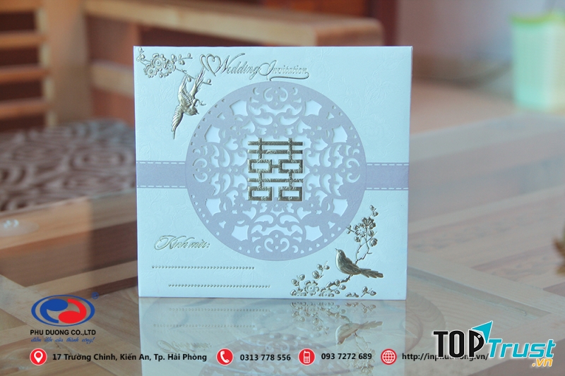 Dịch vụ in giấy mời chuyên nghiệp nhất Hải Phòng