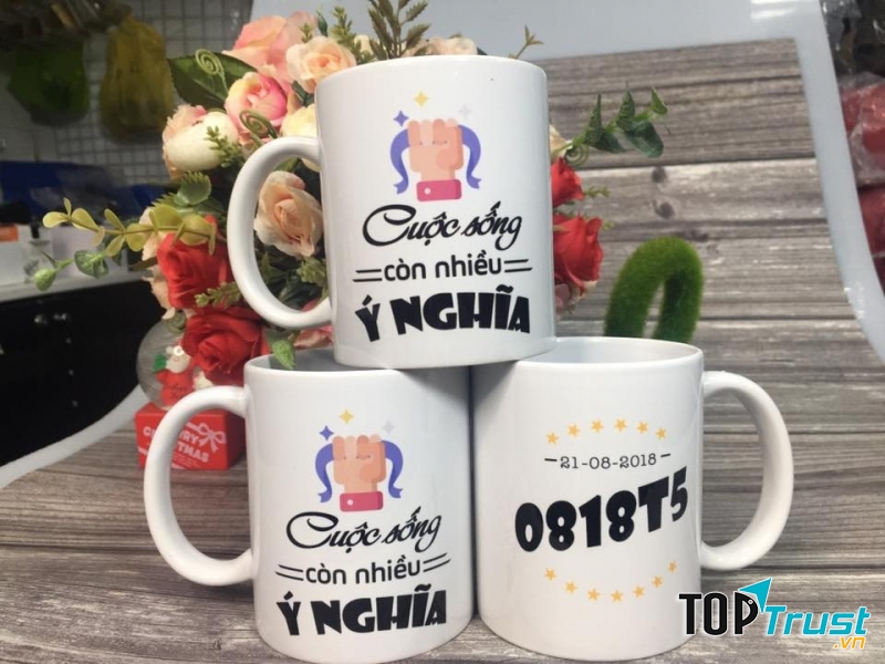 Dịch vụ in hình lên cốc, in ảnh lên ly sứ cho cá nhân, doanh nghiệp tại Hà Nội