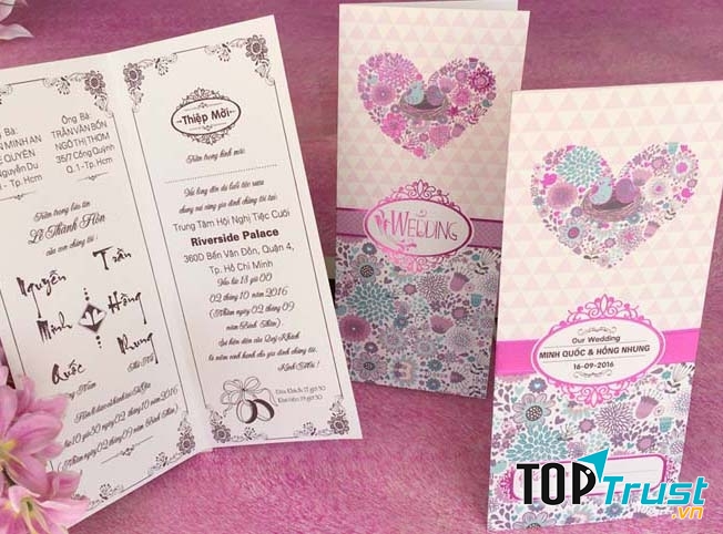 Dịch vụ in thiệp cưới đẹp giá rẻ nhất tại Đà Nẵng