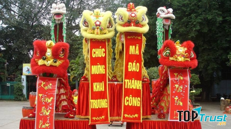 Dịch vụ lân sư rồng khai trương tốt nhất tại TPHCM