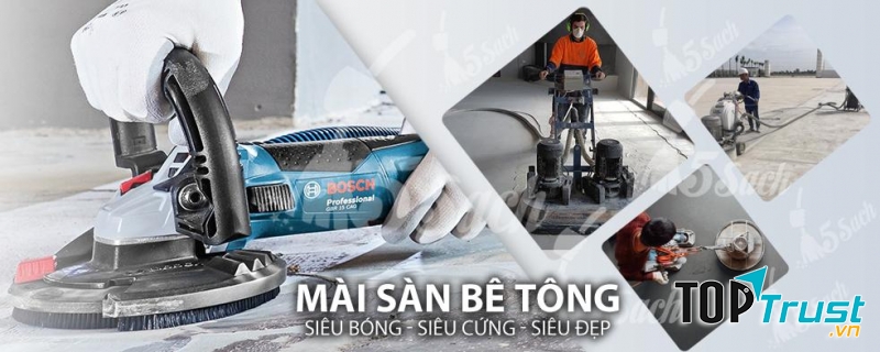 Dịch vụ mài nền đánh bóng bê tông nhà xưởng uy tín nhất Hà Nội