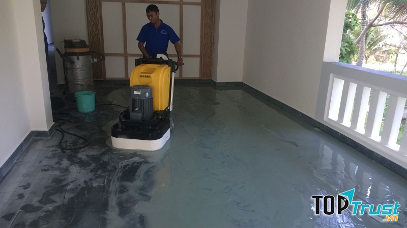 Dịch vụ mài nền đánh bóng bê tông nhà xưởng uy tín nhất Hải Phòng
