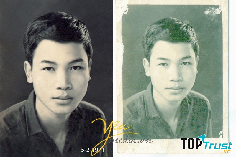 Dịch vụ phục chế ảnh cũ, mốc, hỏng ở Hà Nội