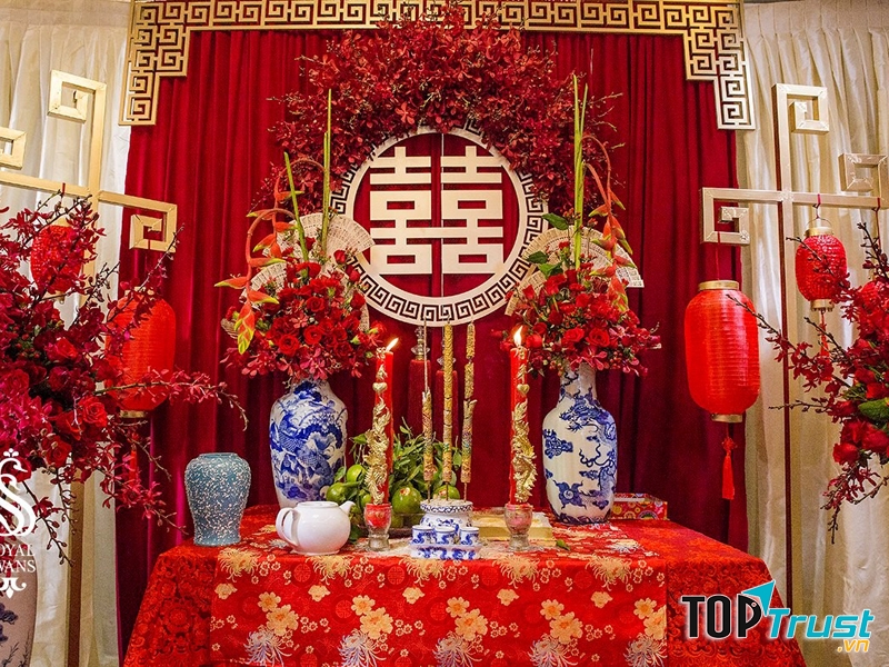 Dịch vụ trang trí gia tiên ngày cưới đẹp nhất Thanh Hóa