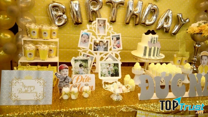 Dịch vụ trang trí sinh nhật đẹp nhất tại Hải Phòng.