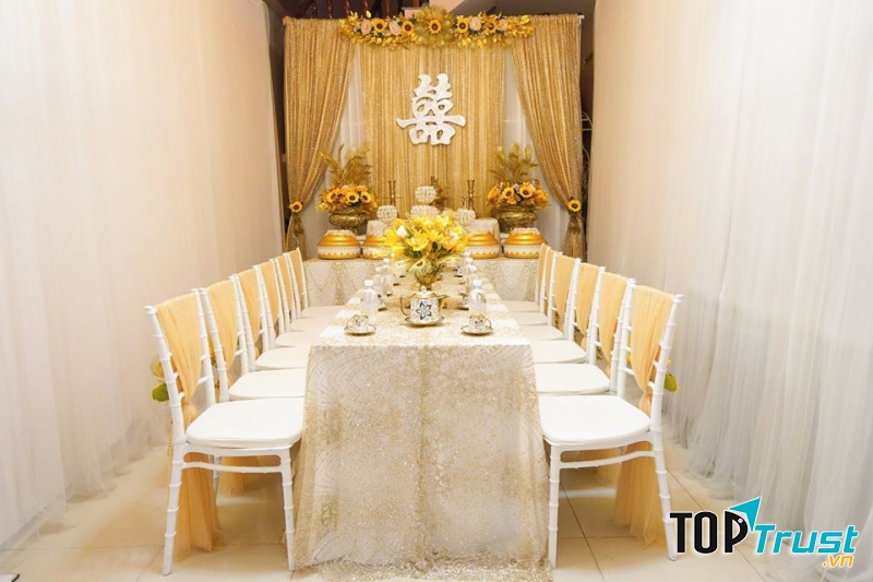 Dịch vụ trang trí tiệc cưới đẹp nhất quận 10, TP. HCM