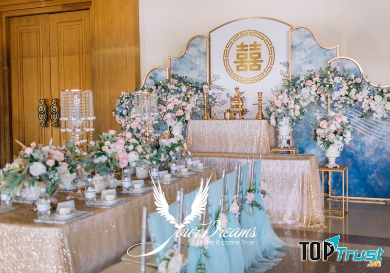 Dịch vụ trang trí tiệc cưới đẹp nhất quận Tân Bình, TP. HCM
