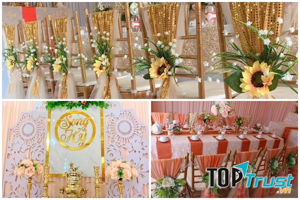 Dịch vụ trang trí tiệc cưới đẹp và uy tín nhất Trảng Bom, Đồng Nai