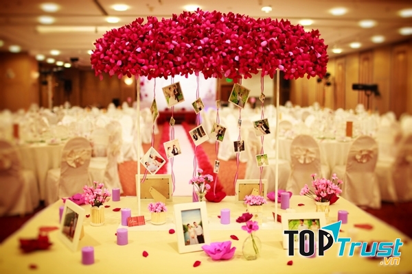 Dịch vụ trang trí tiệc cưới tốt nhất tại Hà Nội