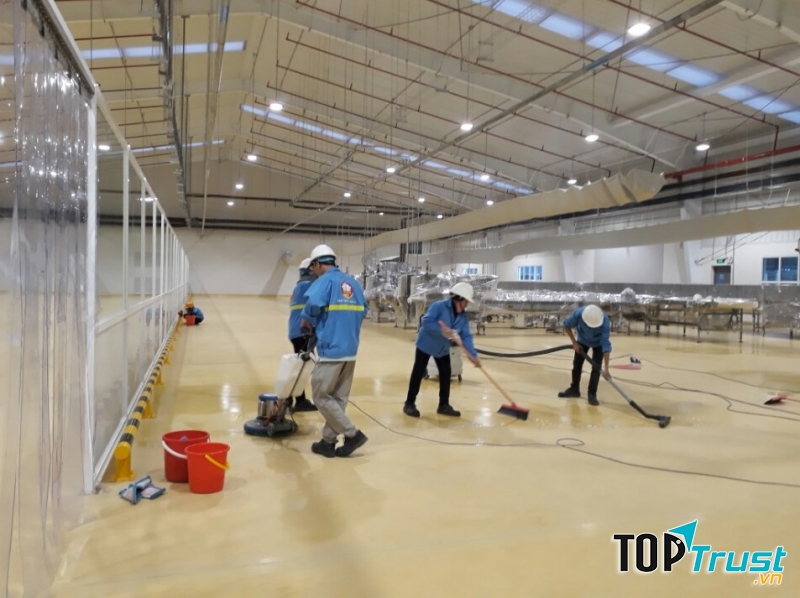 Dịch vụ vệ sinh nhà xưởng tốt, sạch  và rẻ nhất  tại TPHCM