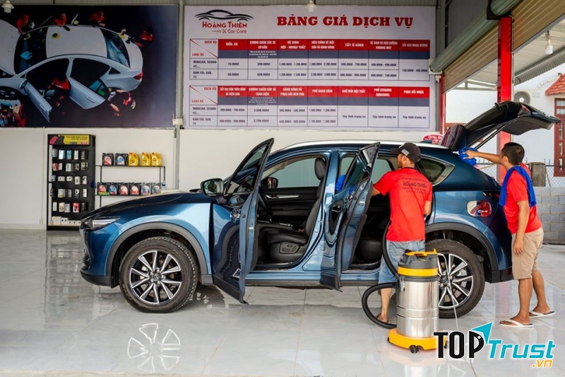 Dịch vụ vệ sinh nội thất ô tô uy tín nhất tại TP. Quy Nhơn, Bình Định