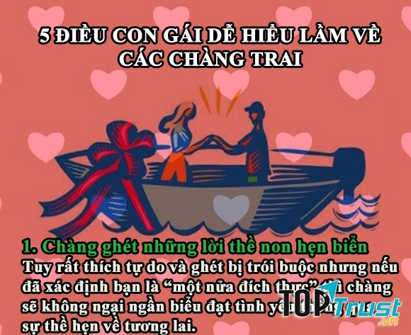điều con gái dễ hiểu nhầm về các chàng trai