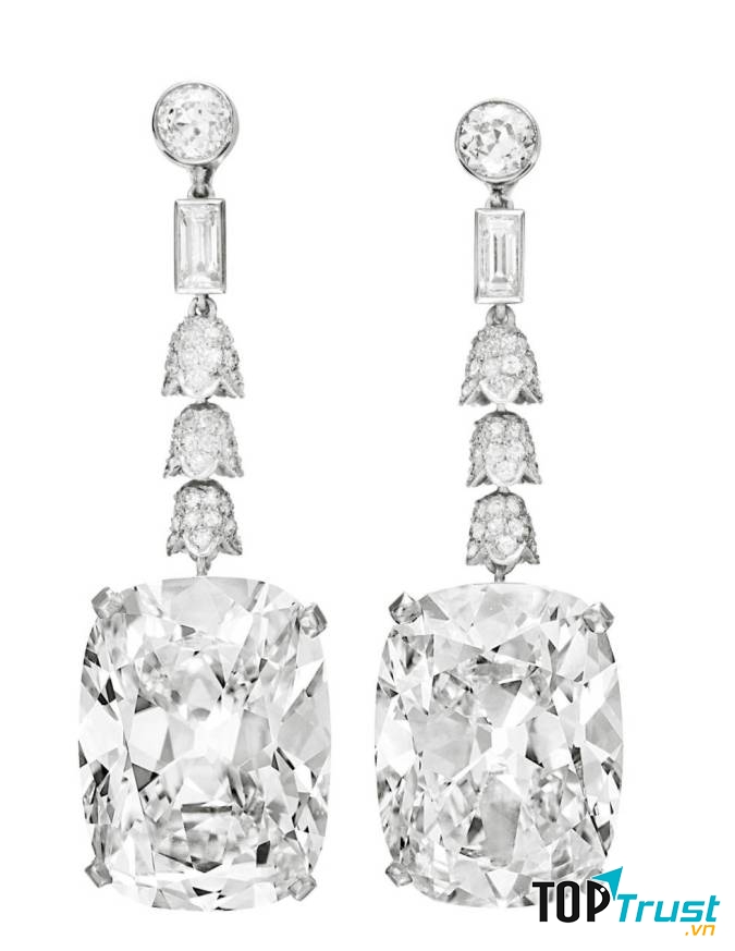 đôi hoa tai kim cương đắt giá nhất thế giới