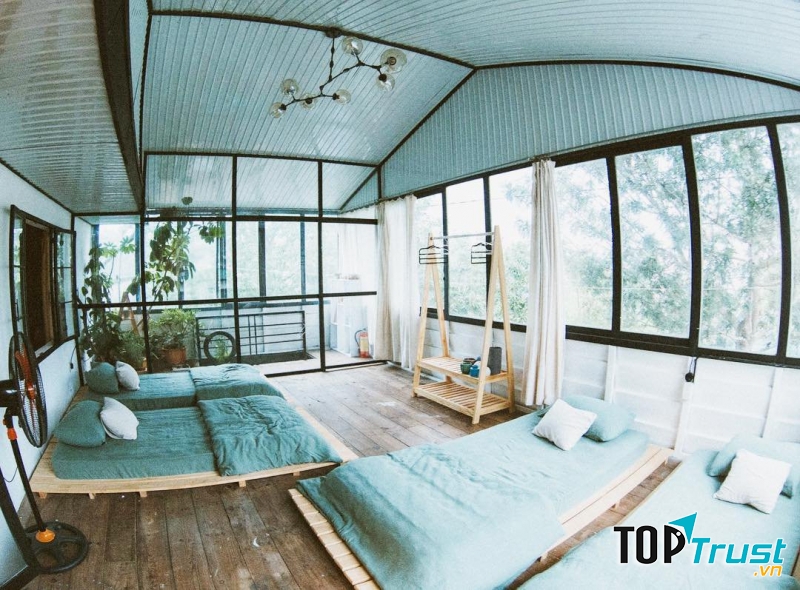 Homestay có không gian sân vườn gần trung tâm chợ Đà Lạt