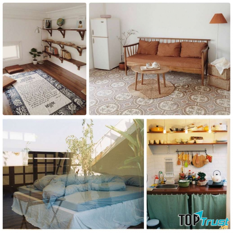Homestay mang phong cách vintage siêu đẹp tại Hà Nội