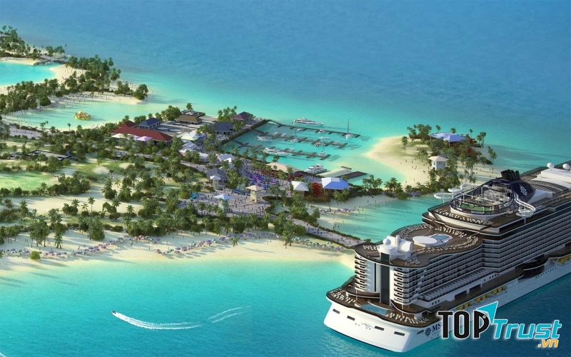 Hòn đảo độc quyền không phải cứ có tiền là đến được