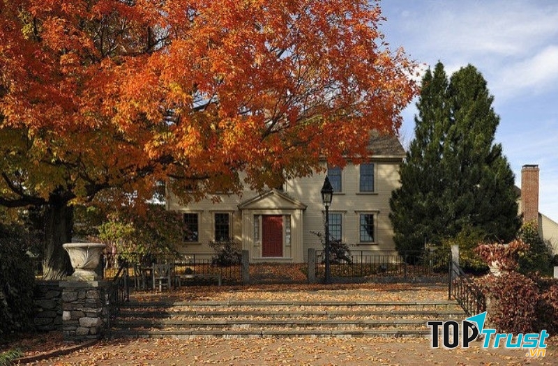 Khu vườn đẹp nhất mùa thu nước Mỹ