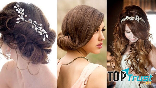 Kiểu tóc đẹp nhất cho cô dâu trong ngày cưới