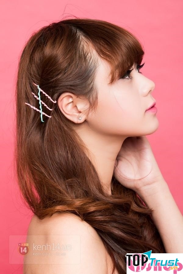 Kiểu tóc đơn giản mà đẹp cho các bạn gái