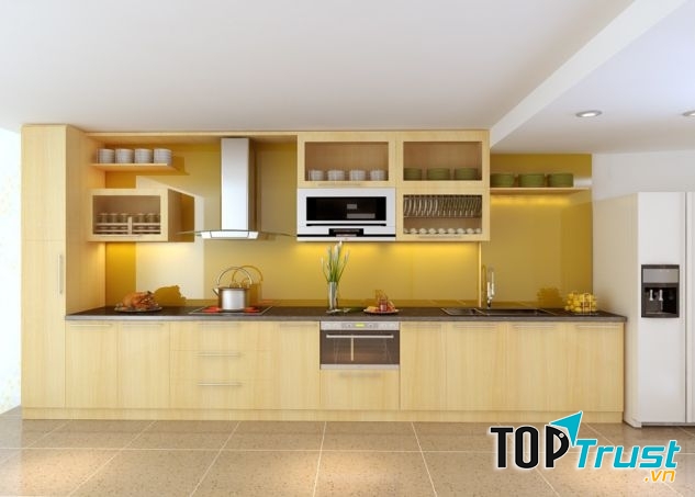 Kiểu tủ bếp hiện đại được ưa chuộng nhất 2017