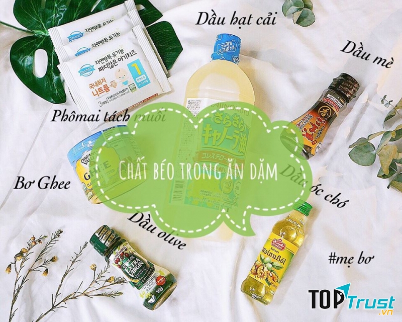 Loại dầu ăn tốt nhất cho bé ăn dặm