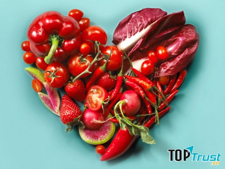 Loại rau quả có màu đỏ có lợi cho sức khỏe nhất