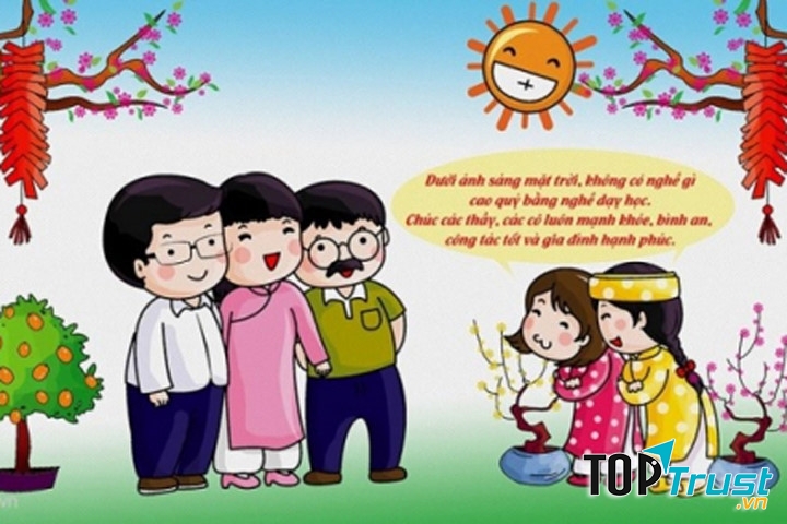 Lời chúc tết cho thầy cô hay và ý nghĩa nhất