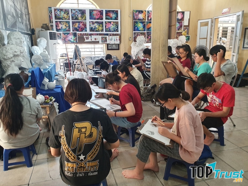 Lớp vẽ luyện thi đại học khối V và H tốt nhất Hà Nội