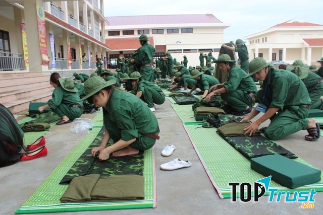 Lưu ý quan trọng dành cho sinh viên khi đi học quân sự