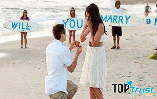 Màn cầu hôn độc đáo và ấn tượng nhất thế giới