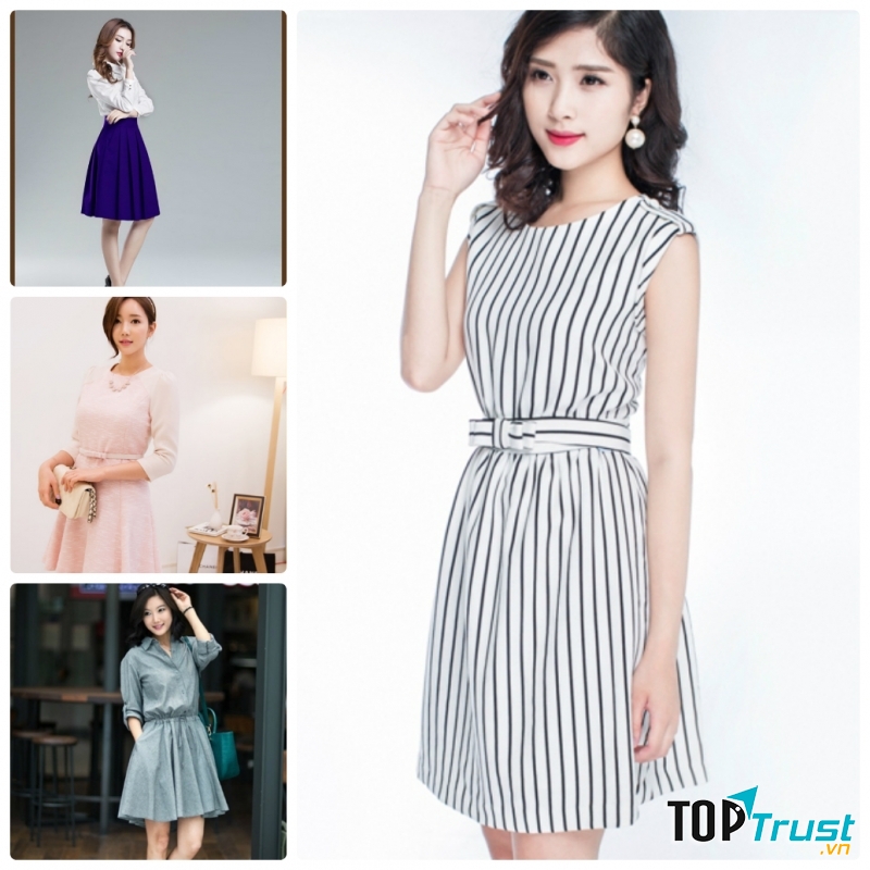 Mẫu đầm công sở đẹp nhất 2017