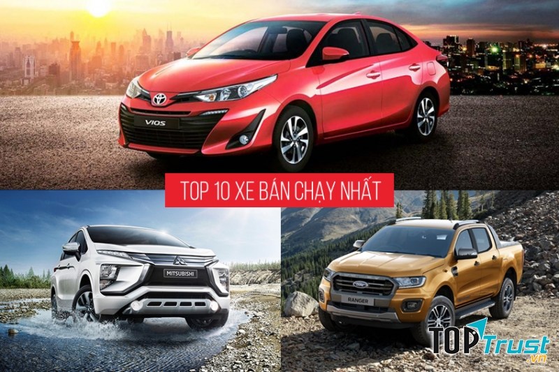 Mẫu ô tô bán chạy nhất tháng 8/2019