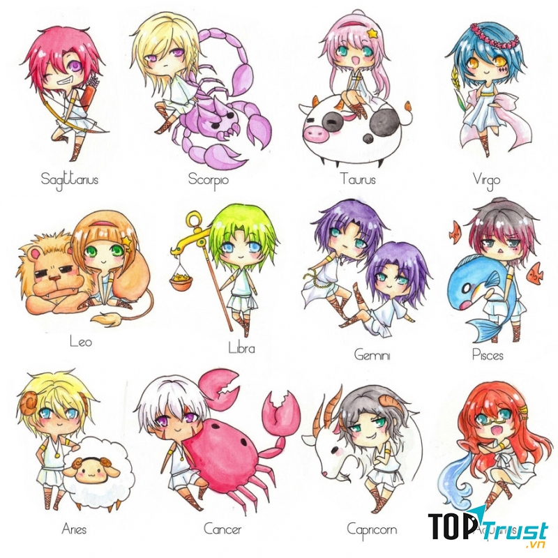 Màu sắc may mắn của 12 cung hoàng đạo năm 2017