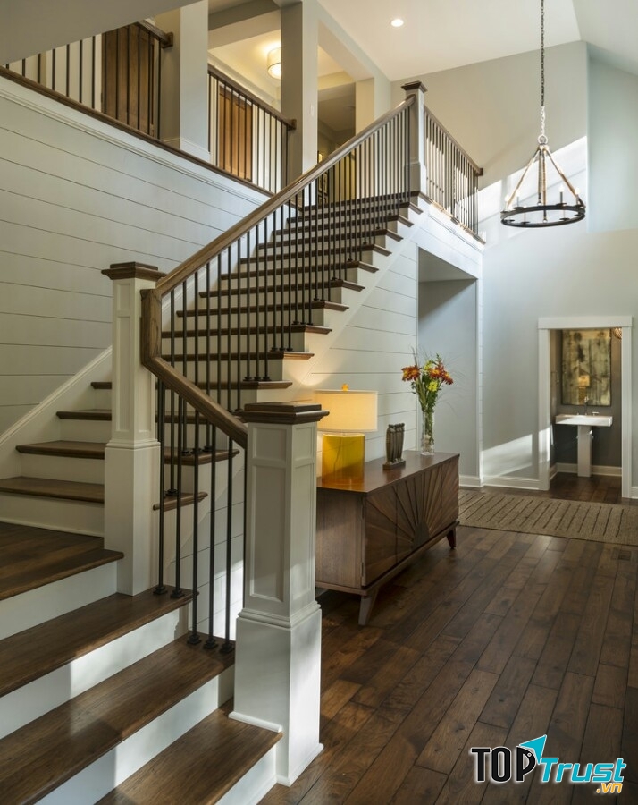 Mẫu thiết kế cầu thang tiện dụng cho gia đình bạn