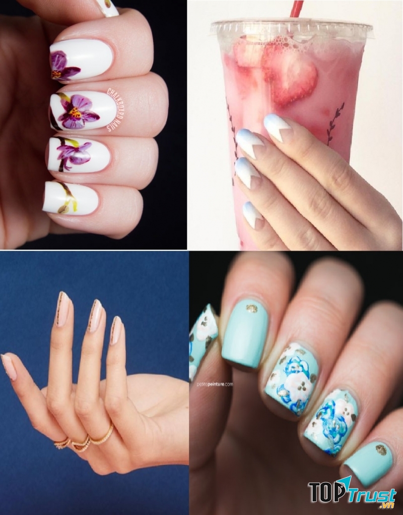 Mẫu thiết kế móng tay cực ấn tượng cho ngày cưới