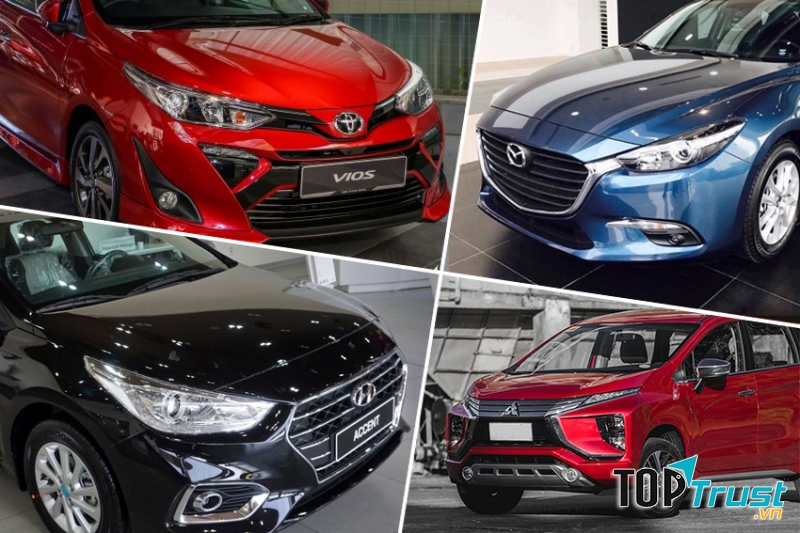 Mẫu xe ô tô bán chạy nhất tháng 2/2020