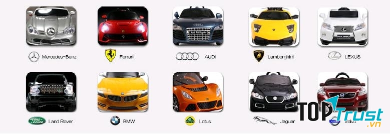 Mẫu xe ô tô điện cho trẻ em được ưa chuộng nhất 2016